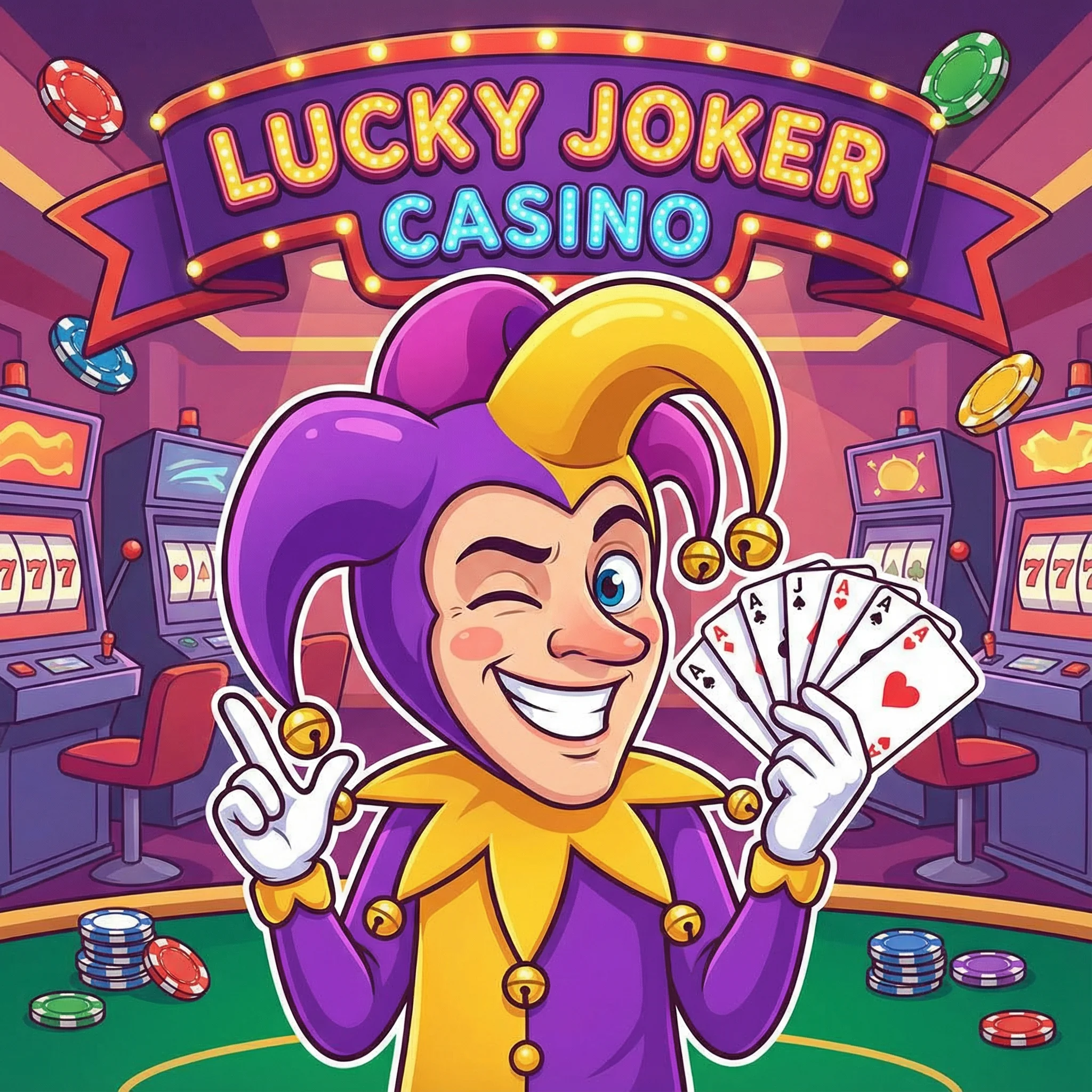 Mascote Joker do 72bet - Diversão e Sorte